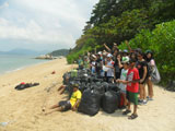 Australian International School Kuala Lumpur beach cleaning Teluk Batik