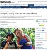 Daily Telegraph Recommendation Cooking Class Penang