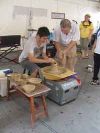 Litte Penang Pottery demonstration
