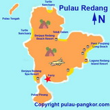Map of Redang