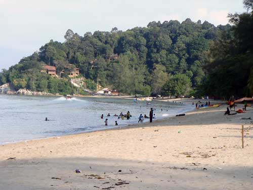 Teluk Batik beach, several km from Lumut