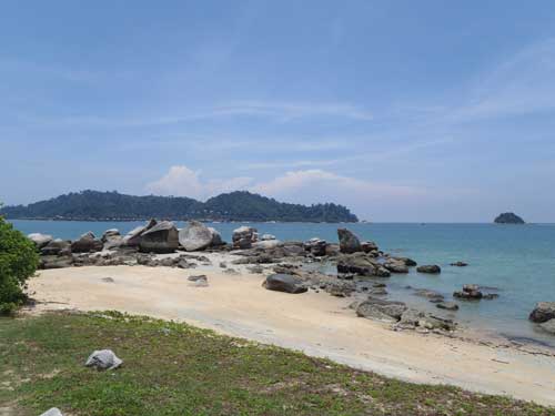 Far side of Pasir Bogak