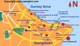 map of Georgetown - Gurney Drive