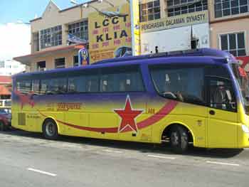 Transport in Perak, bus from Sitiawan to Kuala Lumpur International Airport